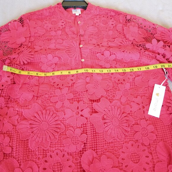 NWT J.Marie Seraphina Floral 3D Lace Dress S ONLY $59 Retail $168 - Picture 7 of 9